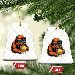 Funny Br Eating CHZ Joke Game Day Ceramic Ornament Gift For Football Lovers TS12 Print Your Wear