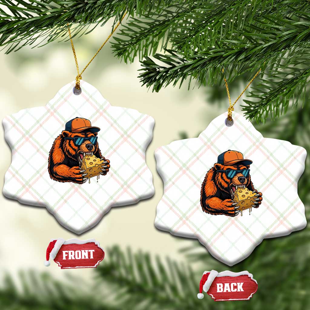 Funny Br Eating CHZ Joke Game Day Ceramic Ornament Gift For Football Lovers TS12 Print Your Wear