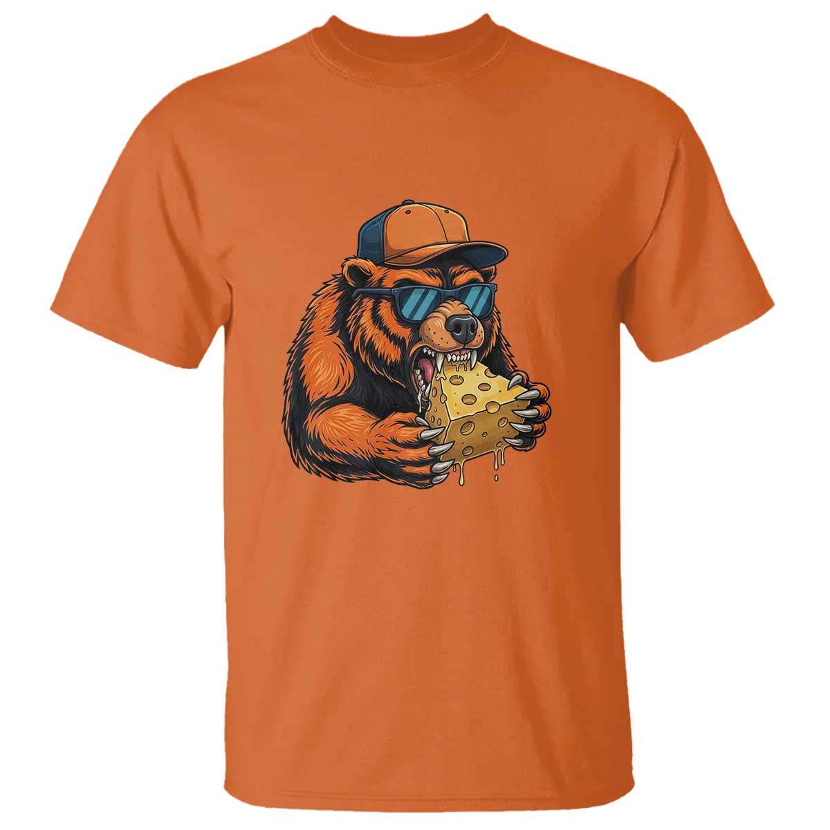 Funny Br Eating CHZ Joke Game Day T Shirt Gift For Football Lovers TS12 Orange Print Your Wear