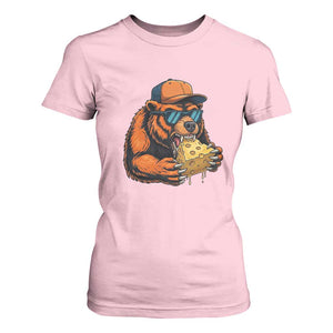 Funny Br Eating CHZ Joke Game Day T Shirt For Women Gift For Football Lovers TS12 Light Pink Print Your Wear