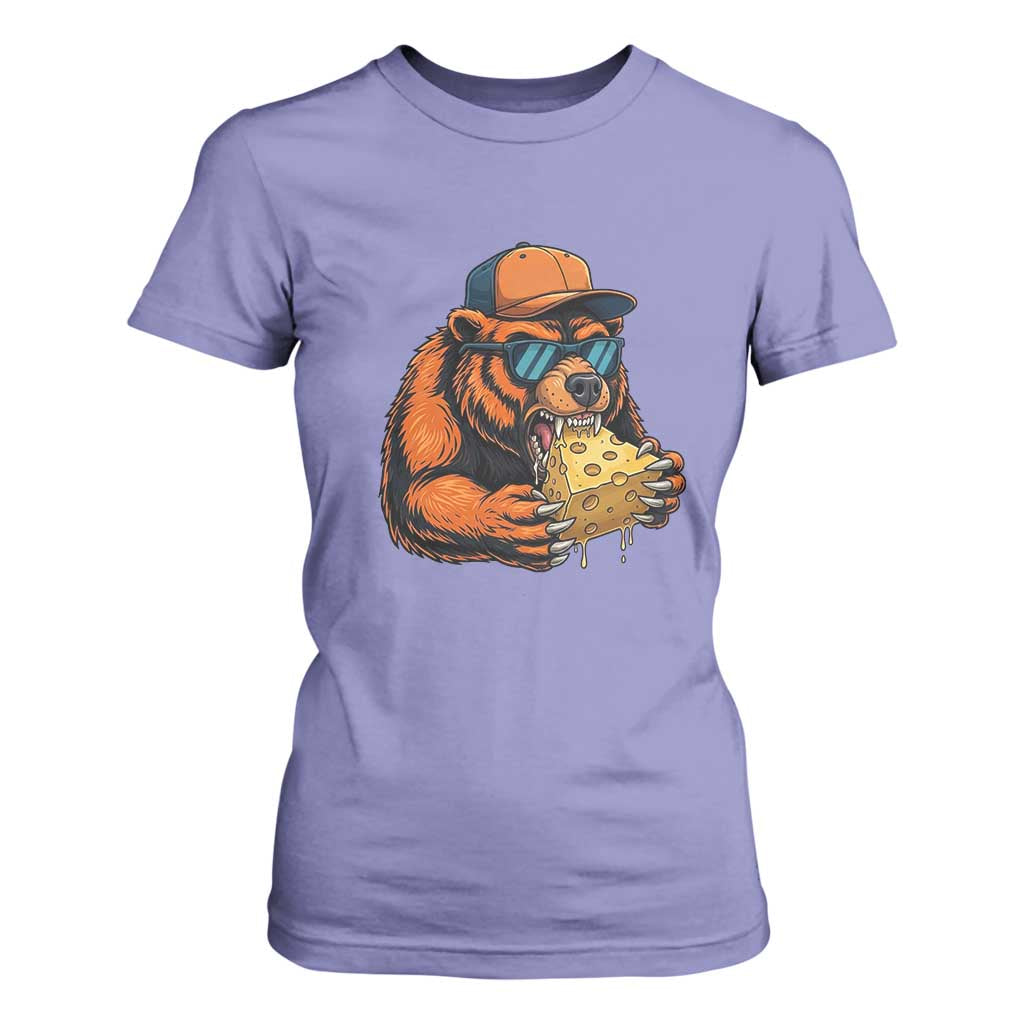 Funny Br Eating CHZ Joke Game Day T Shirt For Women Gift For Football Lovers TS12 Violet Print Your Wear