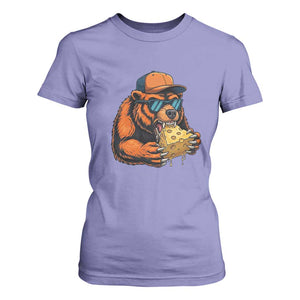 Funny Br Eating CHZ Joke Game Day T Shirt For Women Gift For Football Lovers TS12 Violet Print Your Wear