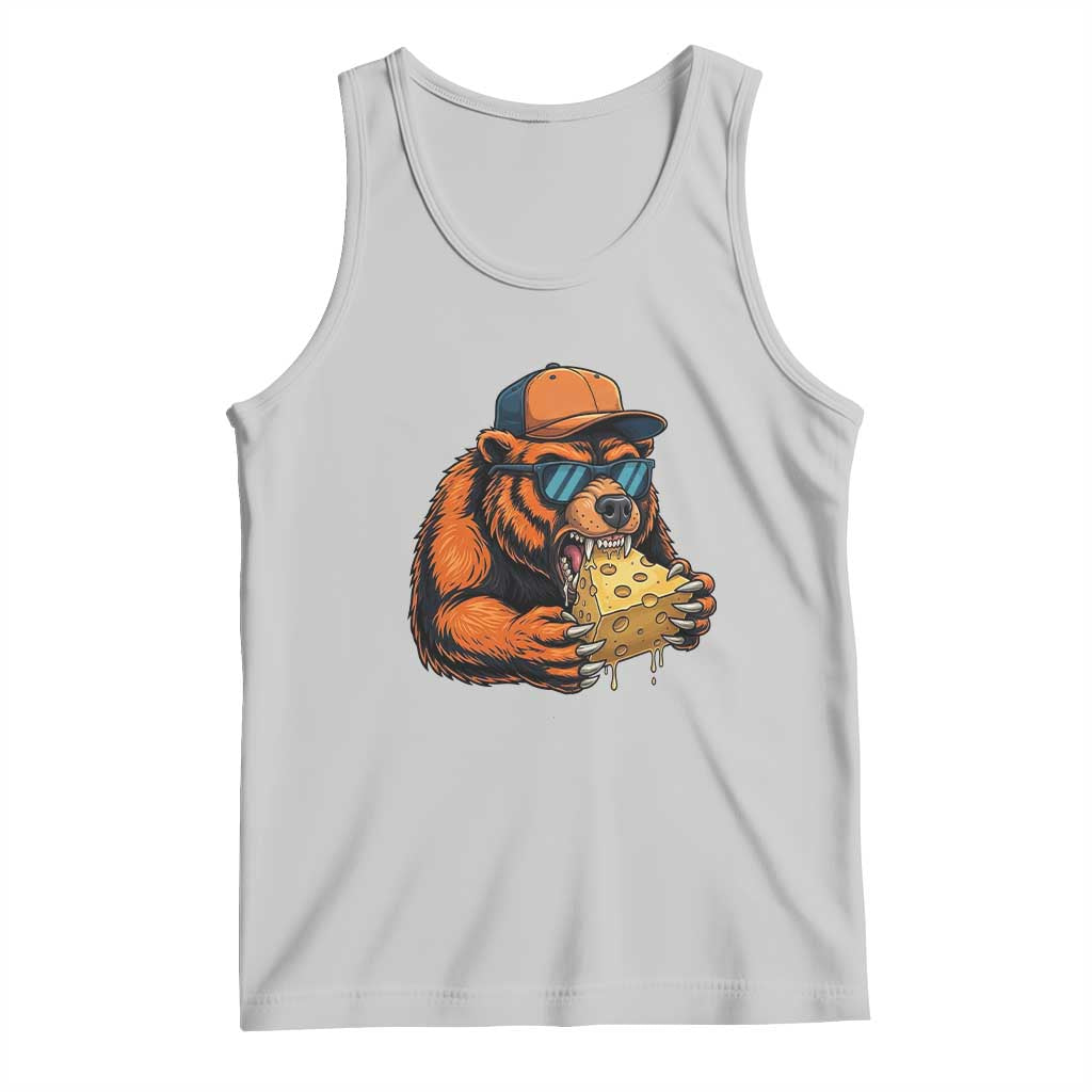 Funny Br Eating CHZ Joke Game Day Tank Top Gift For Football Lovers TS12 Ash Print Your Wear