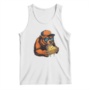 Funny Br Eating CHZ Joke Game Day Tank Top Gift For Football Lovers TS12 White Print Your Wear