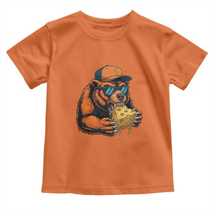 Funny Br Eating CHZ Joke Game Day Toddler T Shirt Gift For Football Lovers TS12 Orange Print Your Wear