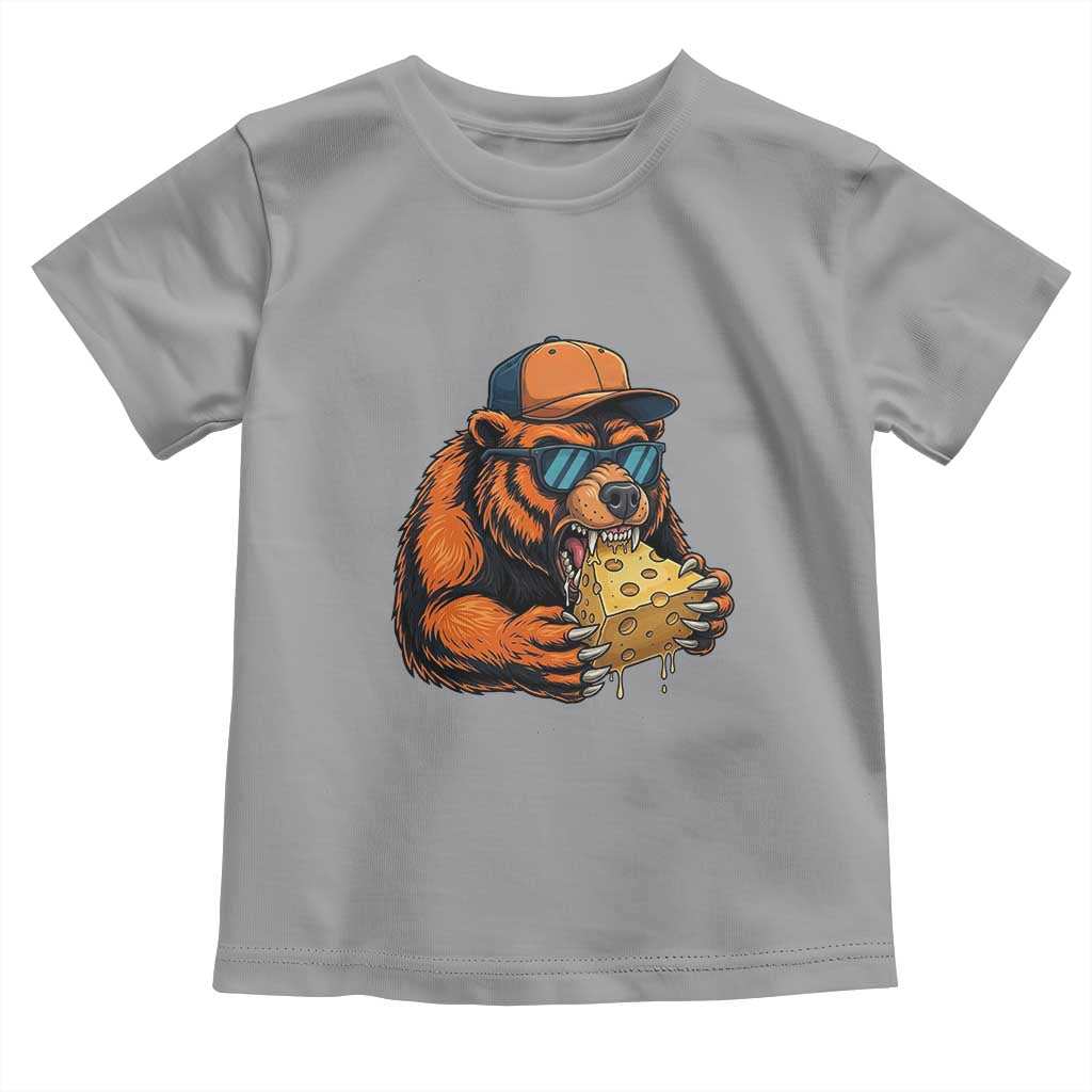 Funny Br Eating CHZ Joke Game Day Toddler T Shirt Gift For Football Lovers TS12 Sport Gray Print Your Wear