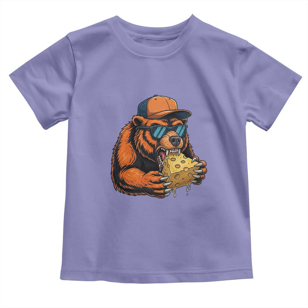 Funny Br Eating CHZ Joke Game Day Toddler T Shirt Gift For Football Lovers TS12 Violet Print Your Wear