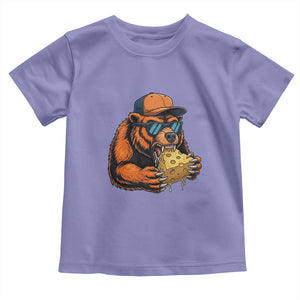 Funny Br Eating CHZ Joke Game Day Toddler T Shirt Gift For Football Lovers TS12 Violet Print Your Wear