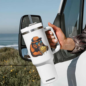 Funny Br Eating CHZ Joke Game Day Tumbler With Handle Gift For Football Lovers TS12 Print Your Wear