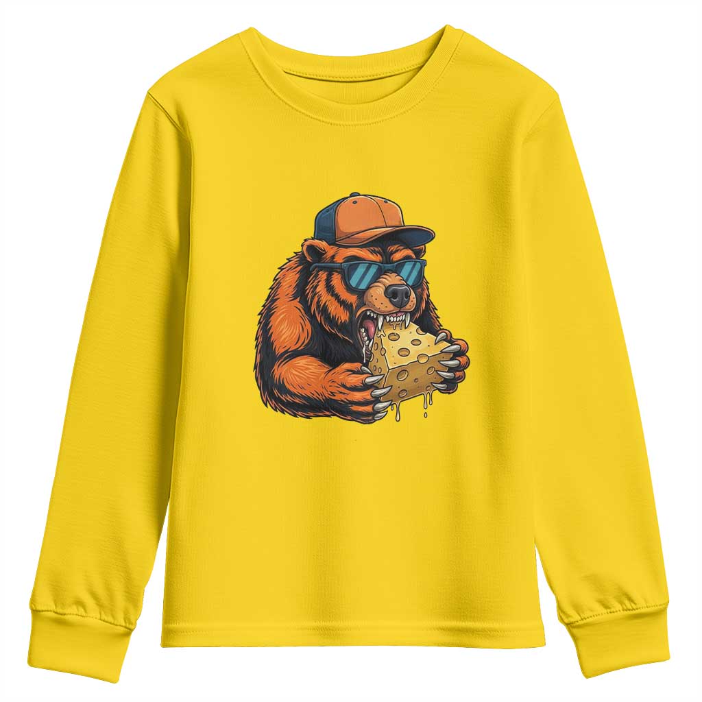 Funny Br Eating CHZ Joke Game Day Youth Sweatshirt Gift For Football Lovers TS12 Daisy Print Your Wear