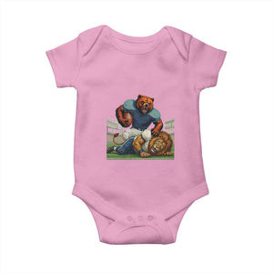 Football Rival Gift Baby Onesie Fierce Br Defeating Lio TS12 Light Pink Print Your Wear