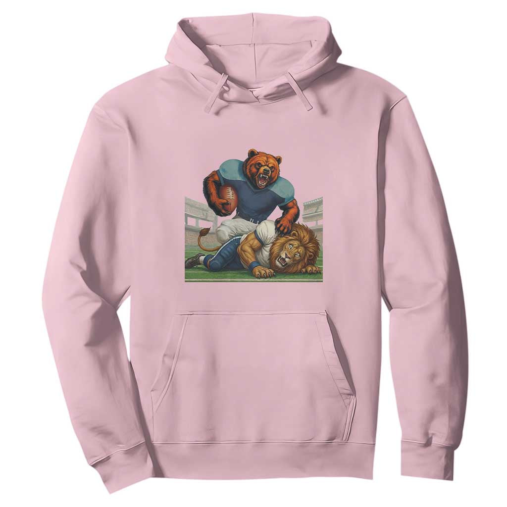 Football Rival Gift Hoodie Fierce Br Defeating Lio TS12 Light Pink Print Your Wear