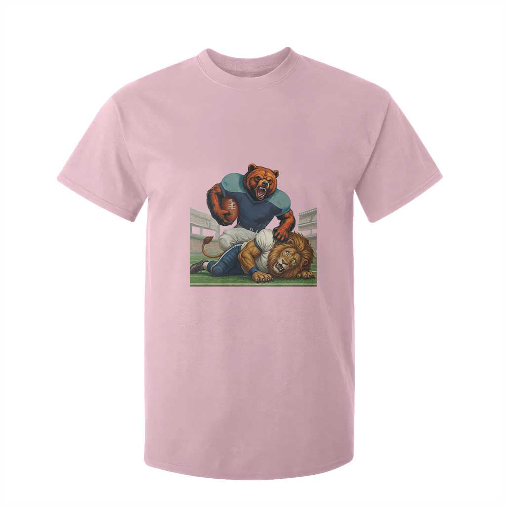 Football Rival Gift T Shirt For Kid Fierce Br Defeating Lio TS12 Light Pink Print Your Wear