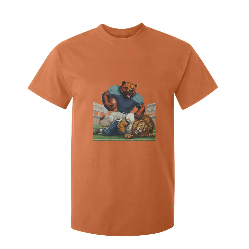 Football Rival Gift T Shirt For Kid Fierce Br Defeating Lio TS12 Orange Print Your Wear