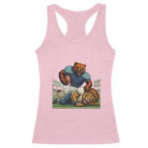 Football Rival Gift Racerback Tank Top Fierce Br Defeating Lio TS12 Light Pink Print Your Wear