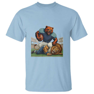 Football Rival Gift T Shirt Fierce Br Defeating Lio TS12 Light Blue Print Your Wear