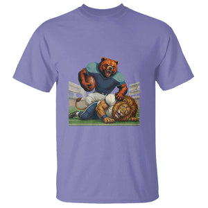 Football Rival Gift T Shirt Fierce Br Defeating Lio TS12 Violet Print Your Wear