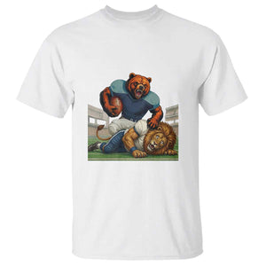 Football Rival Gift T Shirt Fierce Br Defeating Lio TS12 White Print Your Wear