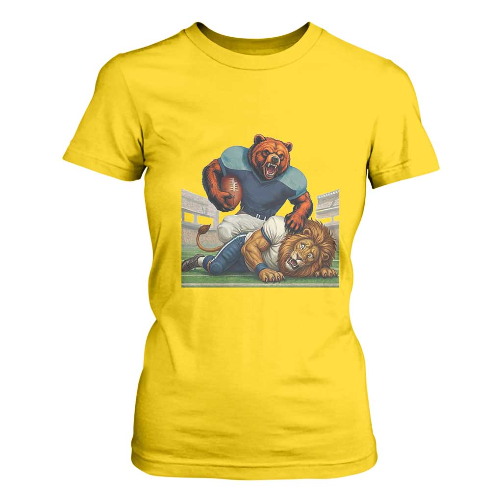Football Rival Gift T Shirt For Women Fierce Br Defeating Lio TS12 Daisy Print Your Wear