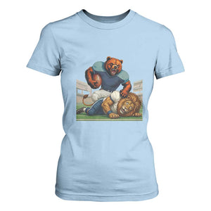 Football Rival Gift T Shirt For Women Fierce Br Defeating Lio TS12 Light Blue Print Your Wear