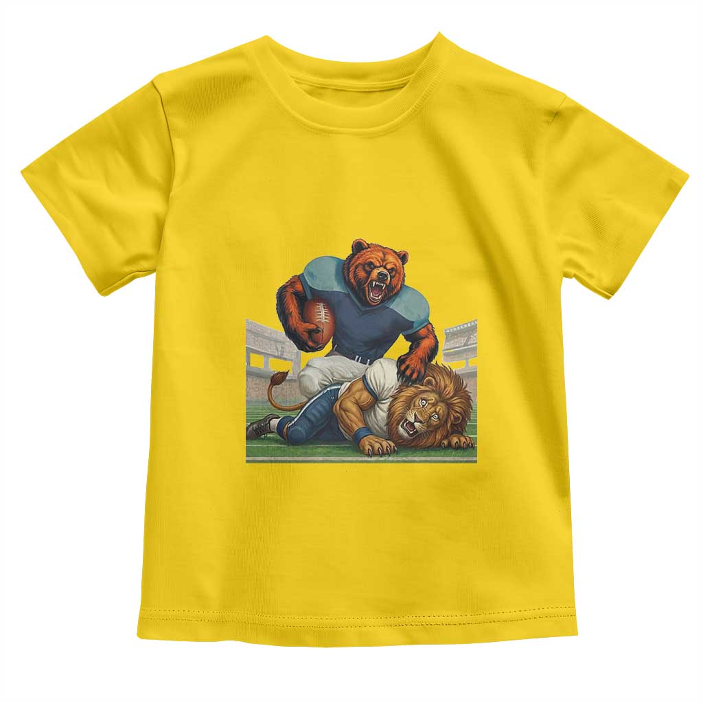 Football Rival Gift Toddler T Shirt Fierce Br Defeating Lio TS12 Daisy Print Your Wear