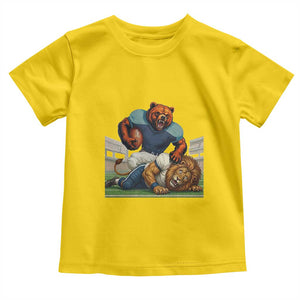 Football Rival Gift Toddler T Shirt Fierce Br Defeating Lio TS12 Daisy Print Your Wear