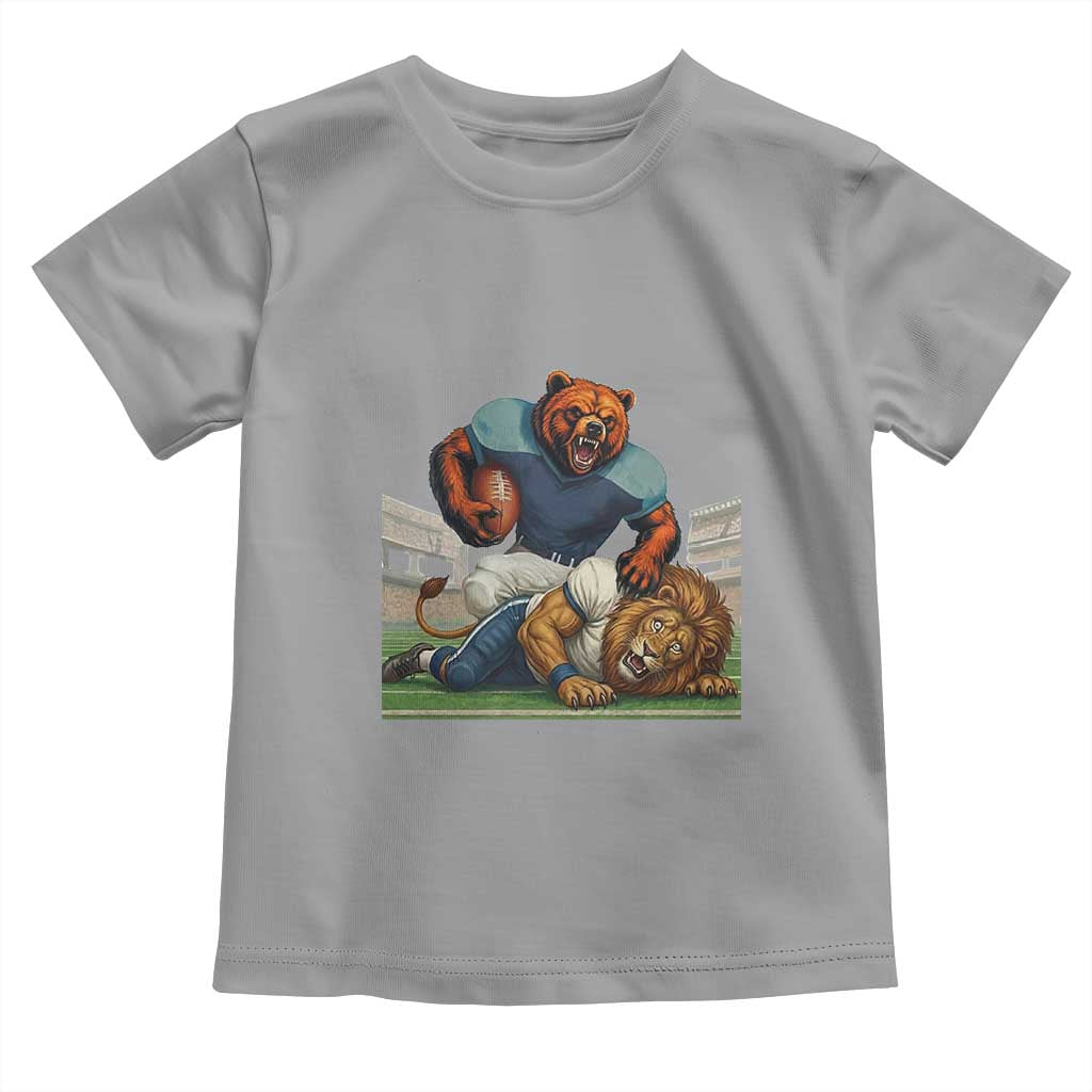 Football Rival Gift Toddler T Shirt Fierce Br Defeating Lio TS12 Sport Gray Print Your Wear