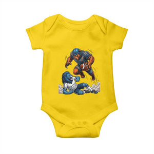 Fierce Br Defeating Lio Baby Onesie Gift For Football Lovers TS12 Daisy Print Your Wear