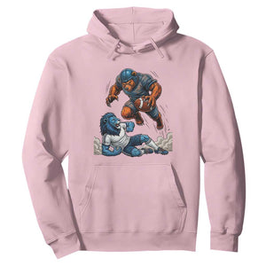 Fierce Br Defeating Lio Hoodie Gift For Football Lovers TS12 Light Pink Print Your Wear