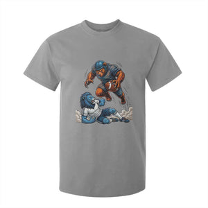 Fierce Br Defeating Lio T Shirt For Kid Gift For Football Lovers TS12 Sport Gray Print Your Wear