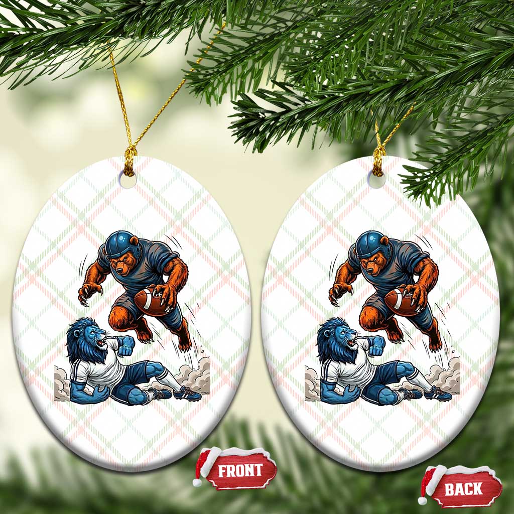 Fierce Br Defeating Lio Ceramic Ornament Gift For Football Lovers TS12 Print Your Wear