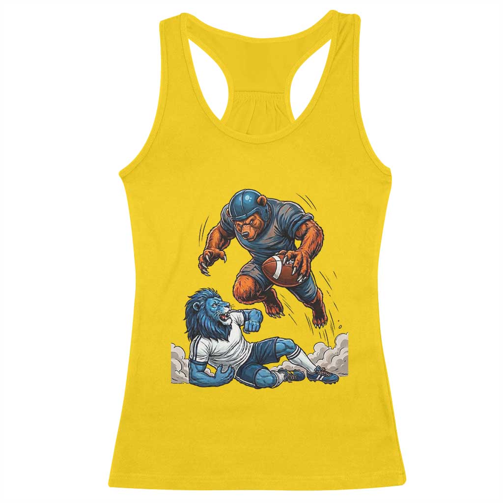 Fierce Br Defeating Lio Racerback Tank Top Gift For Football Lovers TS12 Daisy Print Your Wear