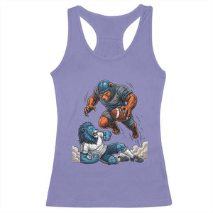 Fierce Br Defeating Lio Racerback Tank Top Gift For Football Lovers TS12 Violet Print Your Wear