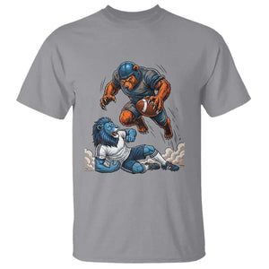 Fierce Br Defeating Lio T Shirt Gift For Football Lovers TS12 Sport Gray Print Your Wear
