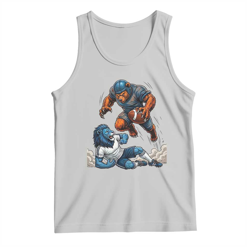 Fierce Br Defeating Lio Tank Top Gift For Football Lovers TS12 Ash Print Your Wear