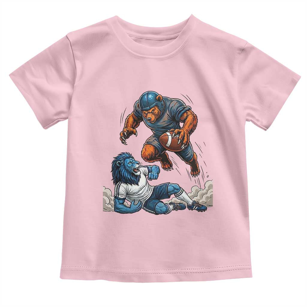 Fierce Br Defeating Lio Toddler T Shirt Gift For Football Lovers TS12 Light Pink Print Your Wear