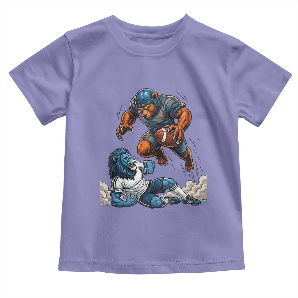 Fierce Br Defeating Lio Toddler T Shirt Gift For Football Lovers TS12 Violet Print Your Wear
