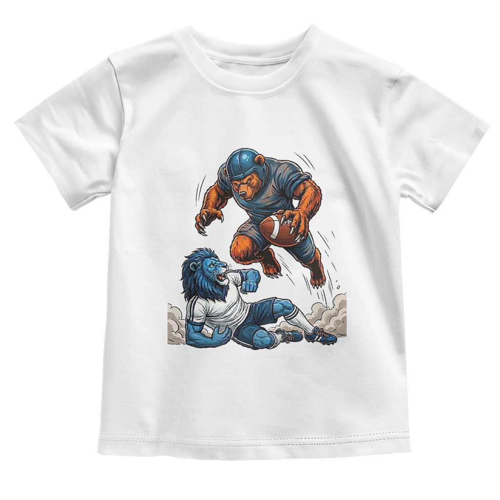 Fierce Br Defeating Lio Toddler T Shirt Gift For Football Lovers TS12 White Print Your Wear
