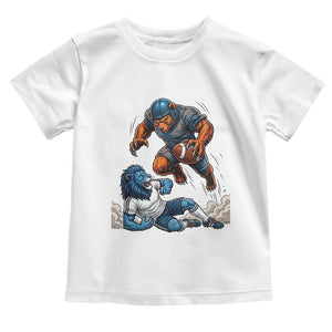 Fierce Br Defeating Lio Toddler T Shirt Gift For Football Lovers TS12 White Print Your Wear
