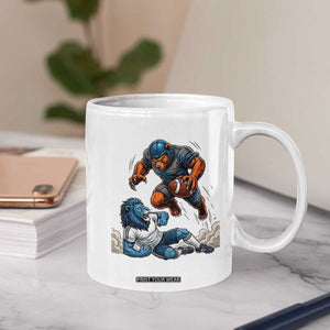 Fierce Br Defeating Lio Coffee Mug Gift For Football Lovers TS12 Print Your Wear