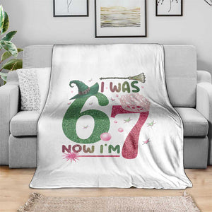 Birthday Girl I Was 6 Now I Am 7 Throw Blanket Gift For Alpha Kids TS12 Print Your Wear