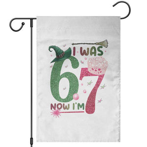 Birthday Girl I Was 6 Now I Am 7 Garden Flag Gift For Alpha Kids TS12 Black Print Your Wear