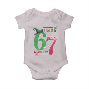 Birthday Girl I Was 6 Now I Am 7 Baby Onesie Gift For Alpha Kids TS12 Ice Gray Print Your Wear