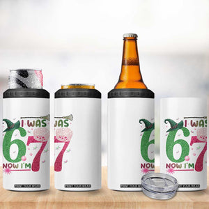 Birthday Girl I Was 6 Now I Am 7 4 in 1 Can Cooler Tumbler Gift For Alpha Kids TS12 Print Your Wear