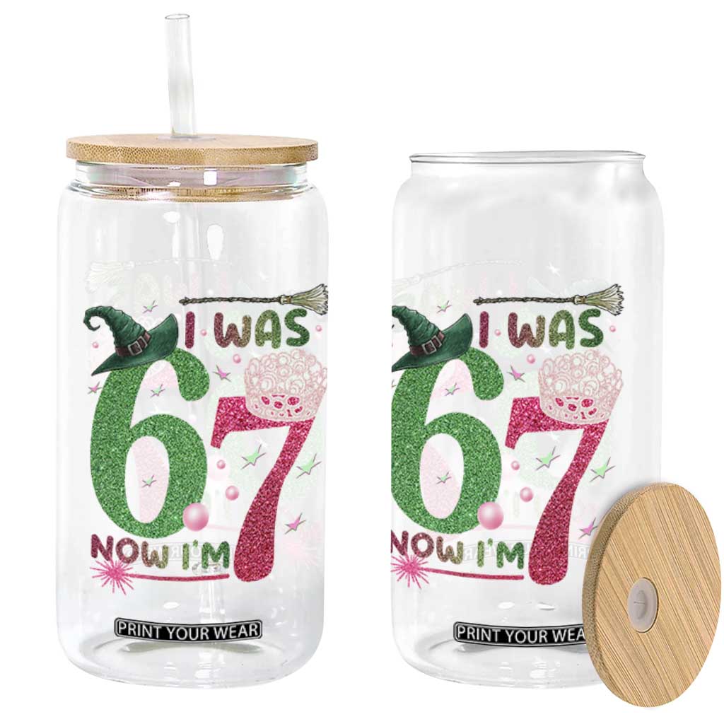 Birthday Girl I Was 6 Now I Am 7 Glass Can Gift For Alpha Kids TS12 Print Your Wear