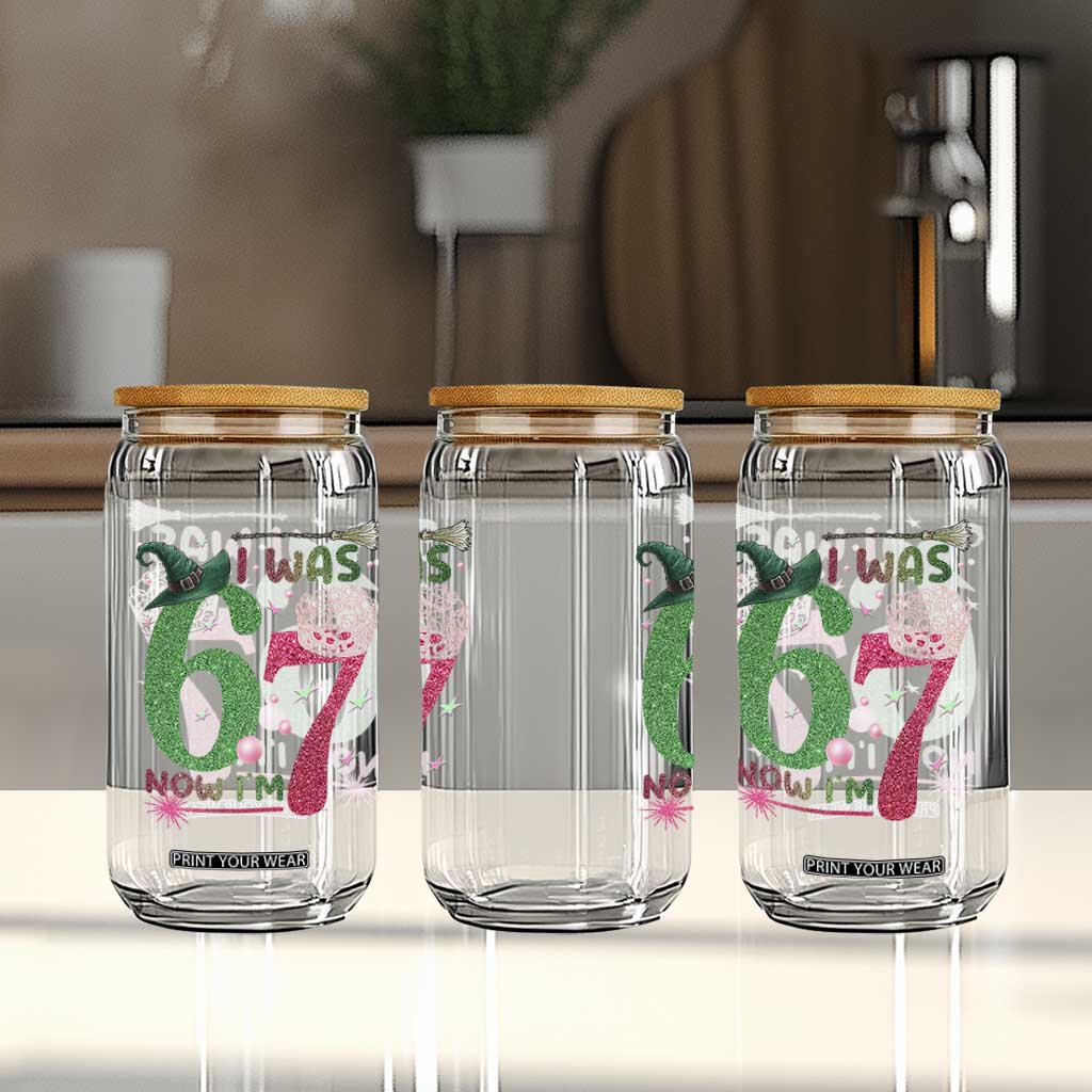 Birthday Girl I Was 6 Now I Am 7 Glass Can Gift For Alpha Kids TS12 Print Your Wear