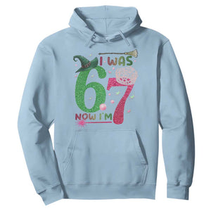 Birthday Girl I Was 6 Now I Am 7 Hoodie Gift For Alpha Kids TS12 Light Blue Print Your Wear