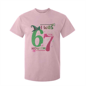 Birthday Girl I Was 6 Now I Am 7 T Shirt For Kid Gift For Alpha Kids TS12 Light Pink Print Your Wear