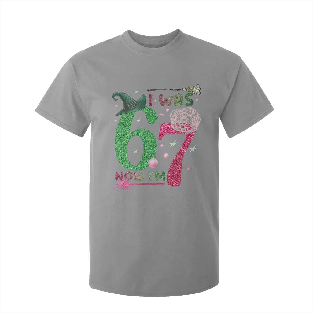 Birthday Girl I Was 6 Now I Am 7 T Shirt For Kid Gift For Alpha Kids TS12 Sport Gray Print Your Wear