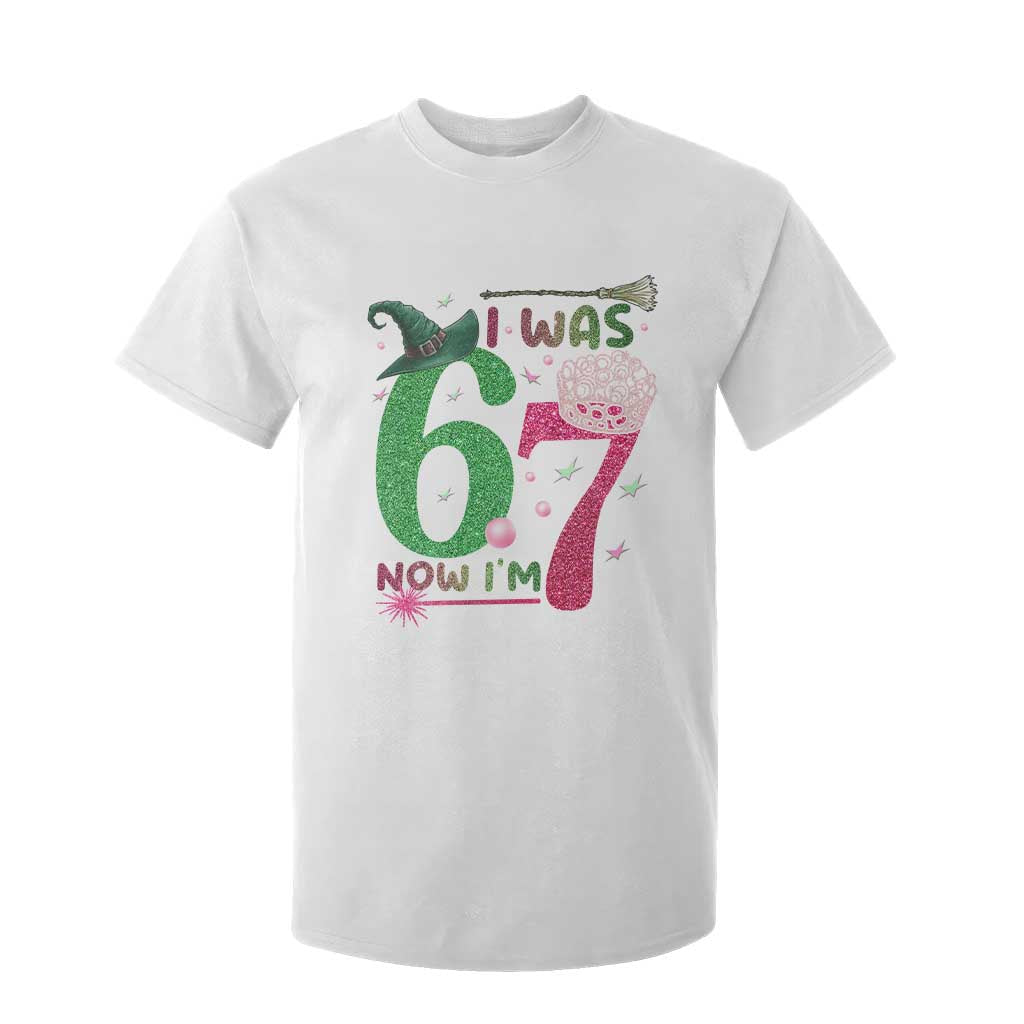 Birthday Girl I Was 6 Now I Am 7 T Shirt For Kid Gift For Alpha Kids TS12 White Print Your Wear